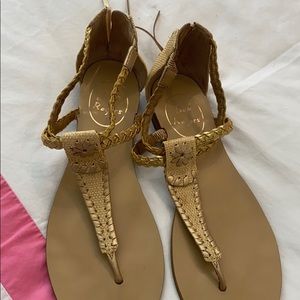 Jack roger gold sandals